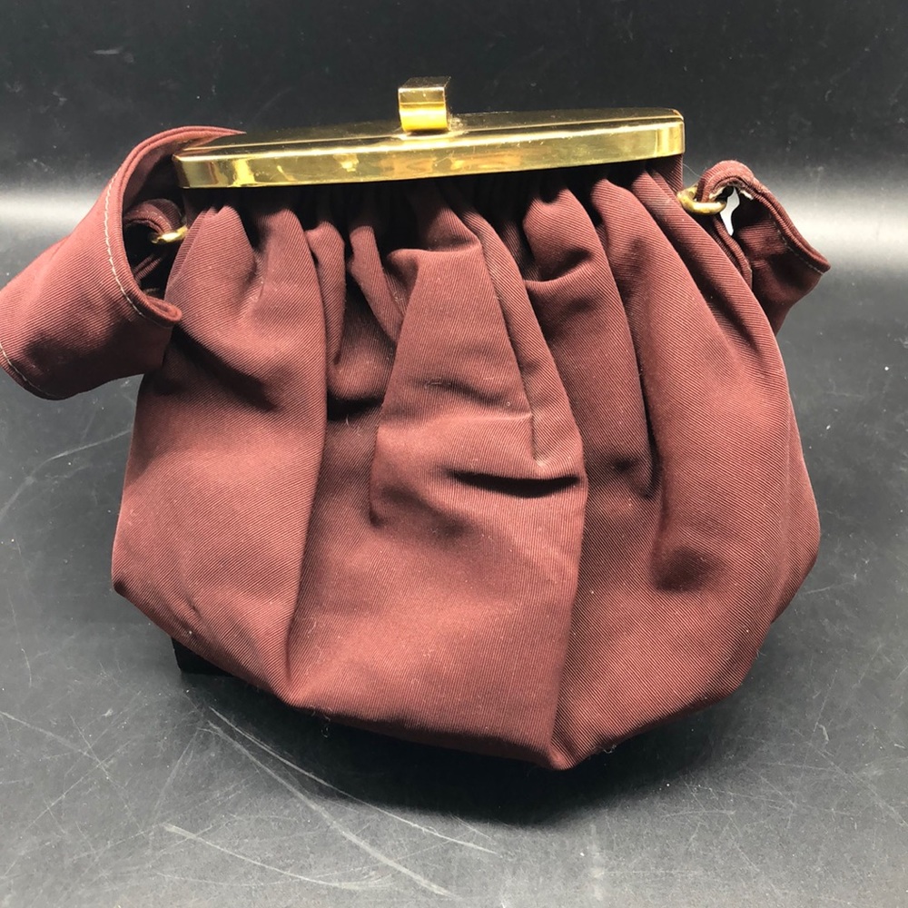 Vintage Faille Pouch Bag